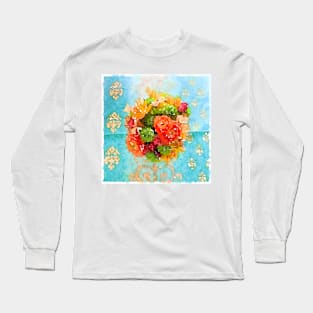 Flowers Watercolor Long Sleeve T-Shirt